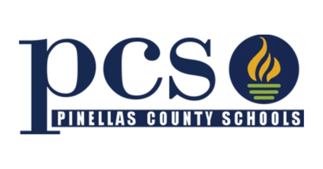 a logo from Pinellas County Schools