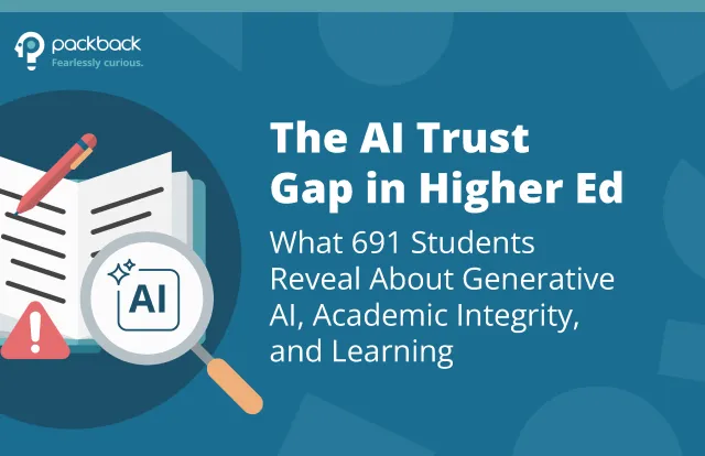An image for Packback's ebook on student AI sentiment