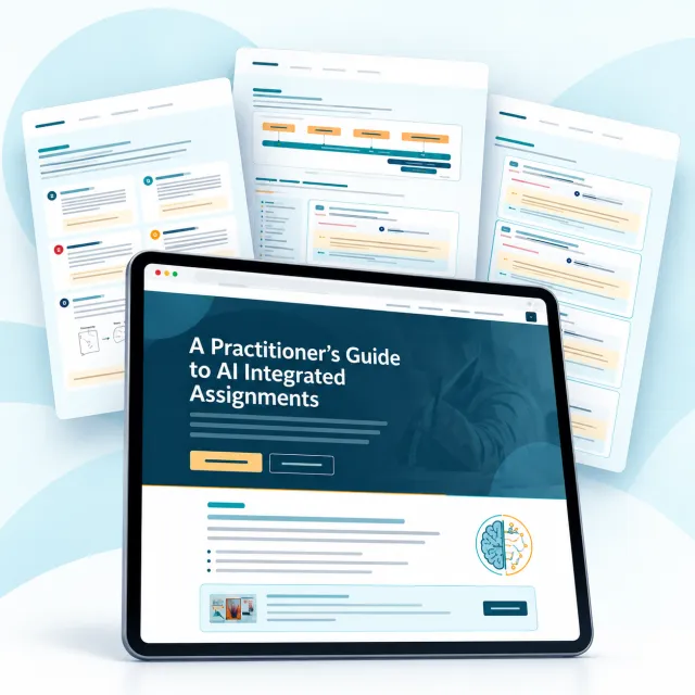 Teaser Practitioner's GUide to AI Integrated Assignments Mockup Hero