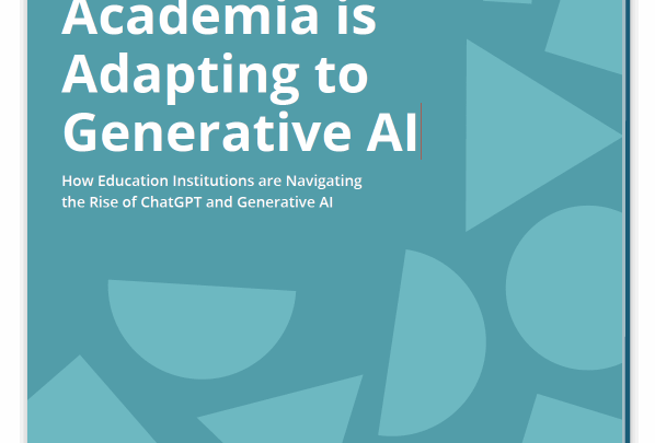 Cover image of the whitepaper, "How Academia is Adapting to Generative AI"