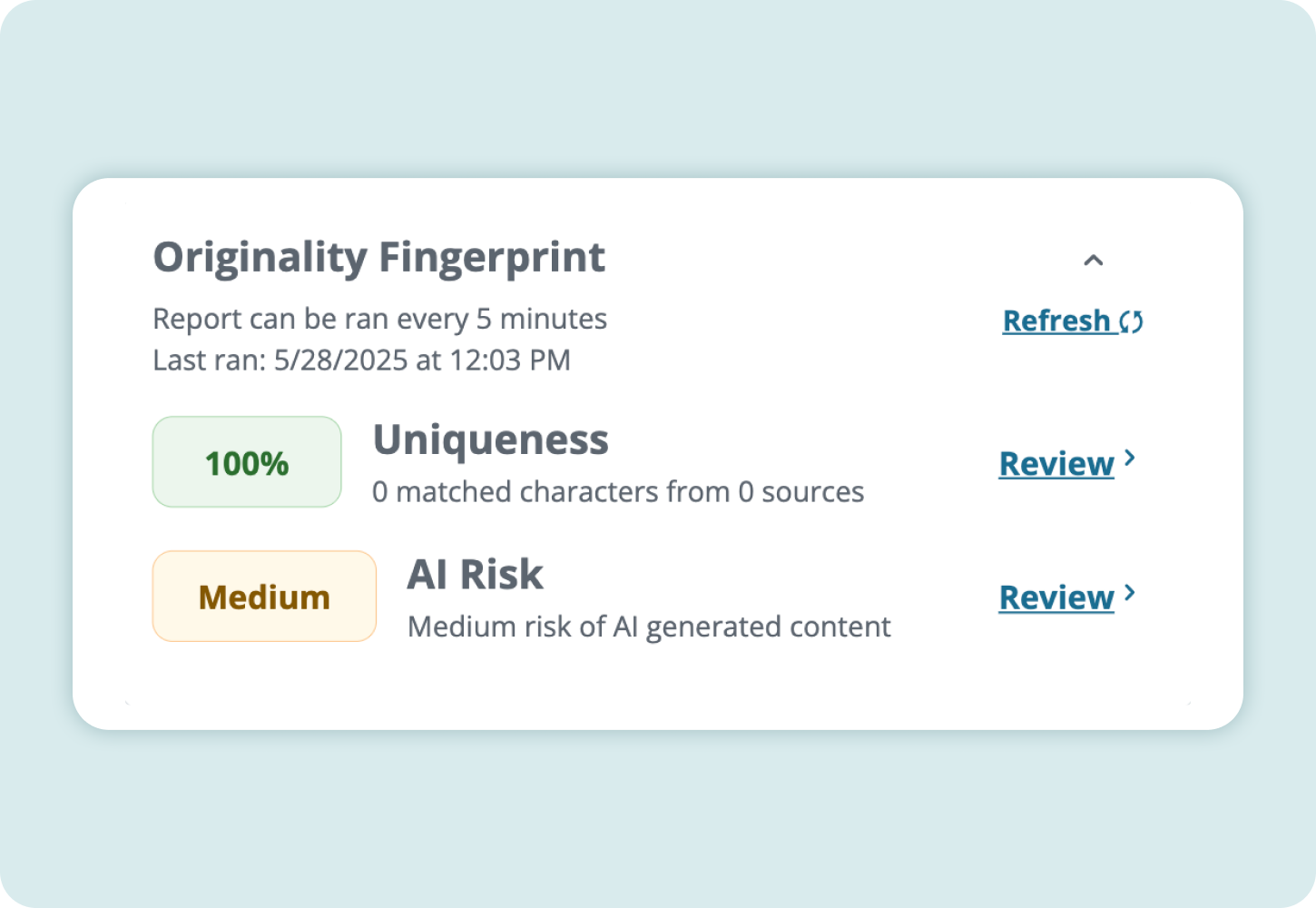 Uniqueness reporting@2x