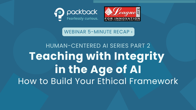 an image showing a recap of our recent webinar on teaching with integrity