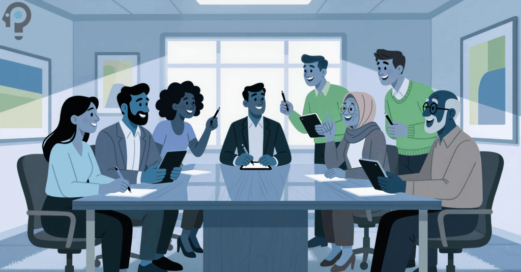 A diverse group of advisory board members