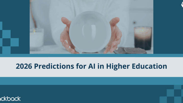 An image showcasing somebody looking into the future